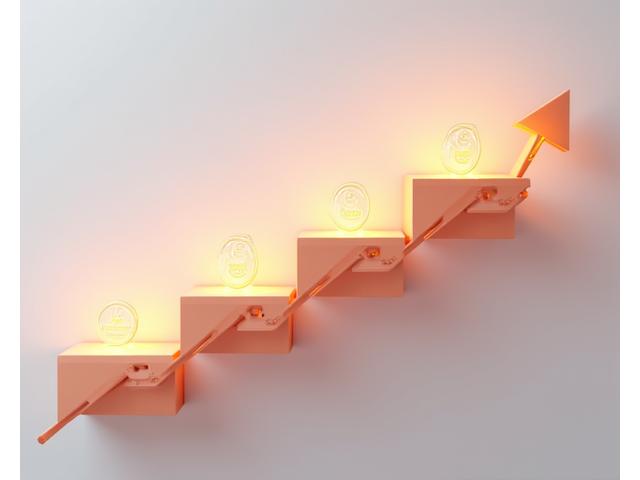 Visual representation of an AI implementation roadmap with different phases and milestones for hotels
