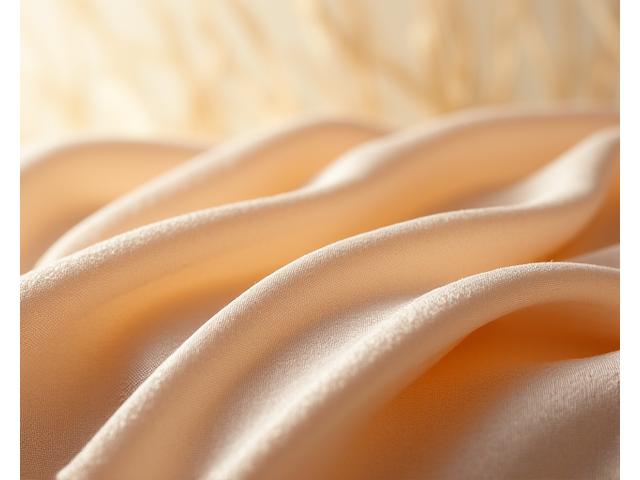 Fabric made from recycled plastic bottles with a soft, modern texture